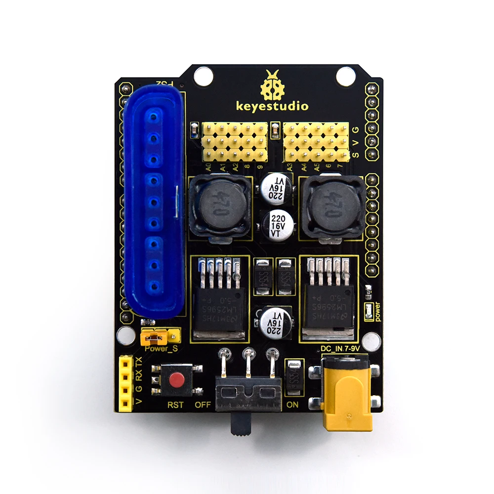 Keyestudio Servo Driver Expansion Board Black And Eco-friendly For Arduino Servo Driver Shield