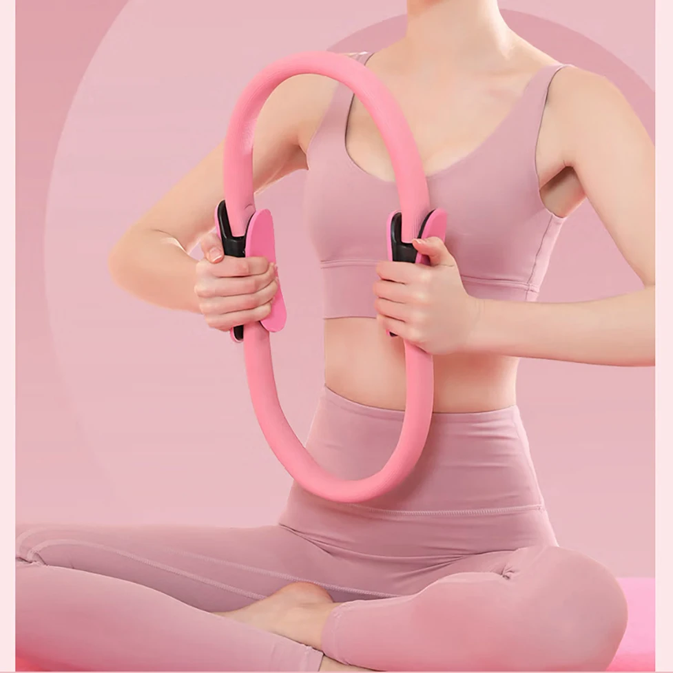 Anillo de Yoga y Pilates para mujer, círculo mágico, resistencia, entrenamiento en casa, espalda, piernas delgadas, moldeador, entrenamiento muscular del suelo pélvico posparto