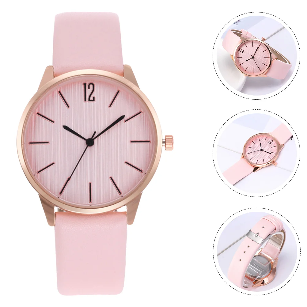 

Quartz Watch for Women Breathable PU Strap Materials Precise Timekeeping Stylish Birthday New Year Gift Ladies