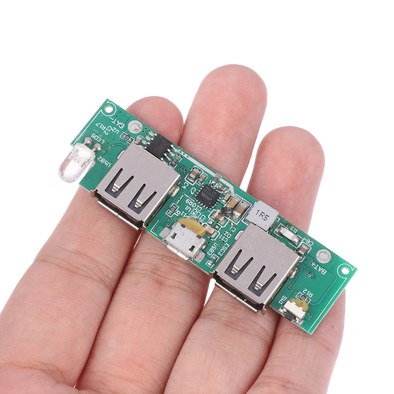 Dual USB 5V Mobile Power Motherboard EDP2339 Main Control Phone Power Bank Circuit Board With LED Light DIY Accessories