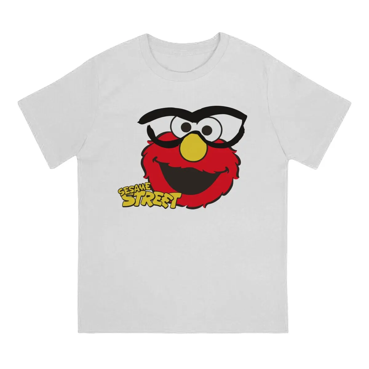 Men Sesame Streets T-Shirt Fashion Style Elmo Hipster Ofertas O Neck Graphic Tshirt