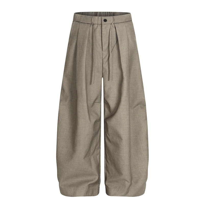 

Повседневные плиссированные брюки-кюлоты GXFortune унисекс, свободные, струящиеся, из смесового полиэстера и вискозы, осенние, цветные