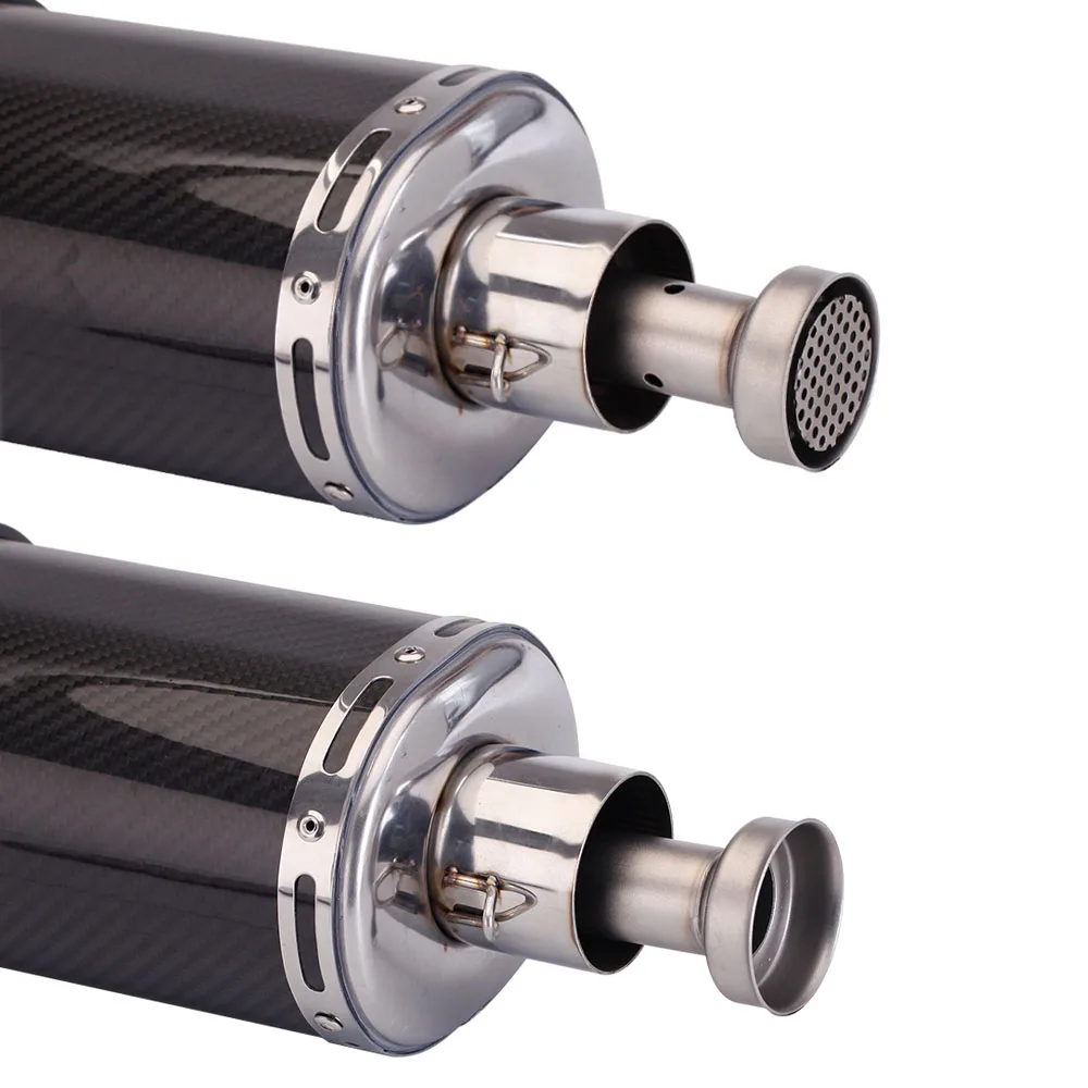 Slip On Universal Motorcycle 51mm 60mm DB Killer Catalyst Silencer Noise Sound Eliminator Exhaust Flow Moto Escape Muffler