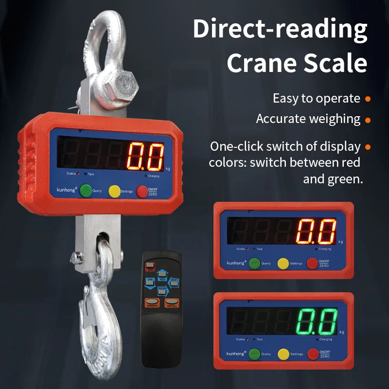 Calculation of industrial balance hook and loop, digital hanging luggage scale