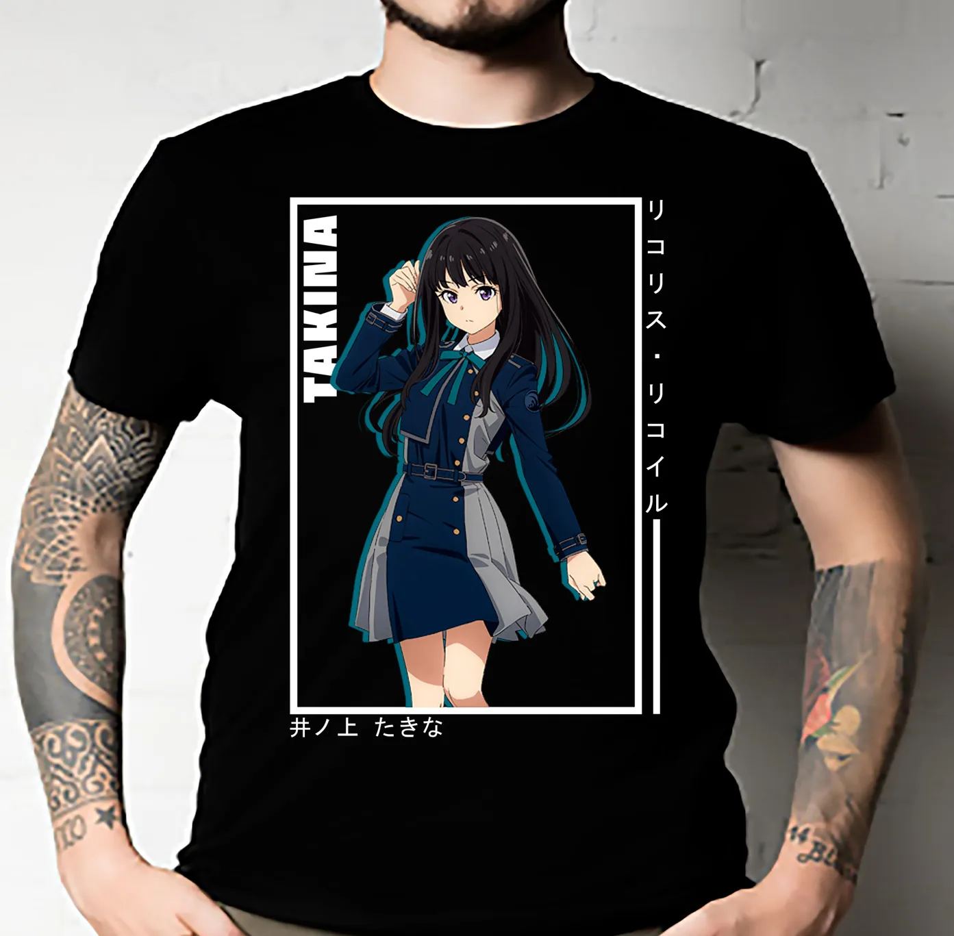 Takina Inoue Lycoris Recoil Essential T Shirt All Size