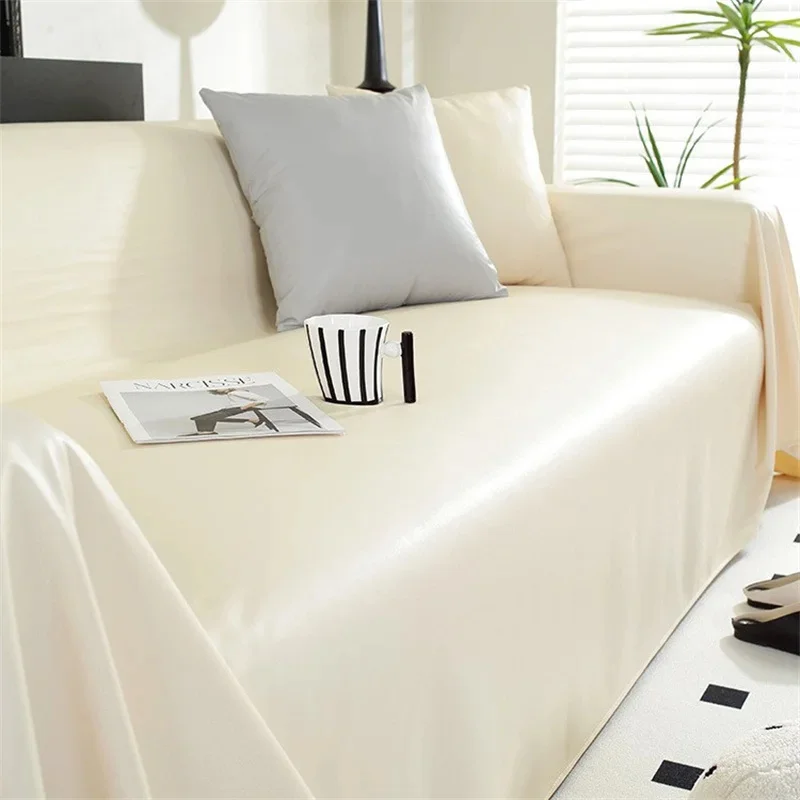 

Universal One Piece Sofa Cover Pet Cat Anti-scratch Furniture Protector Waterproof PU Leather Sofa Towel Cover Cloth