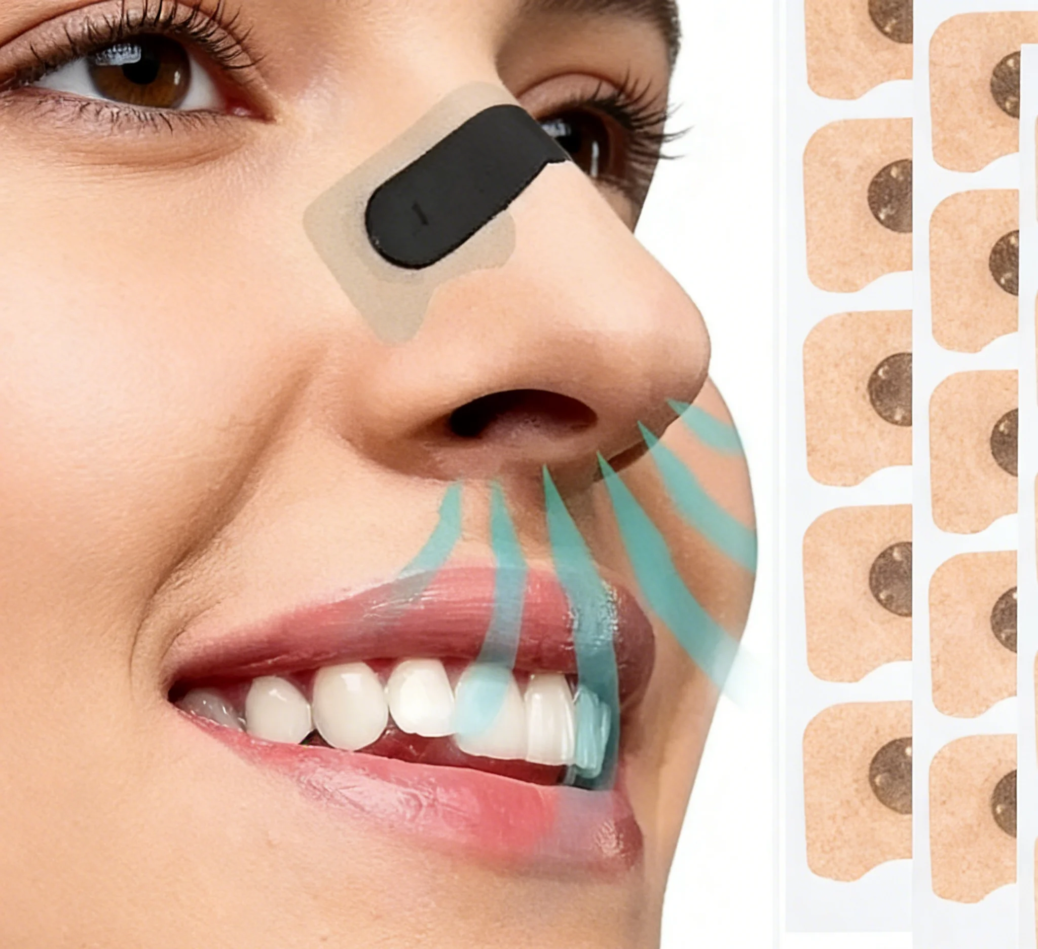 

Fitness Nasal Strips – Oxygen Boost Breathing Aid for Running, Cycling & Workout