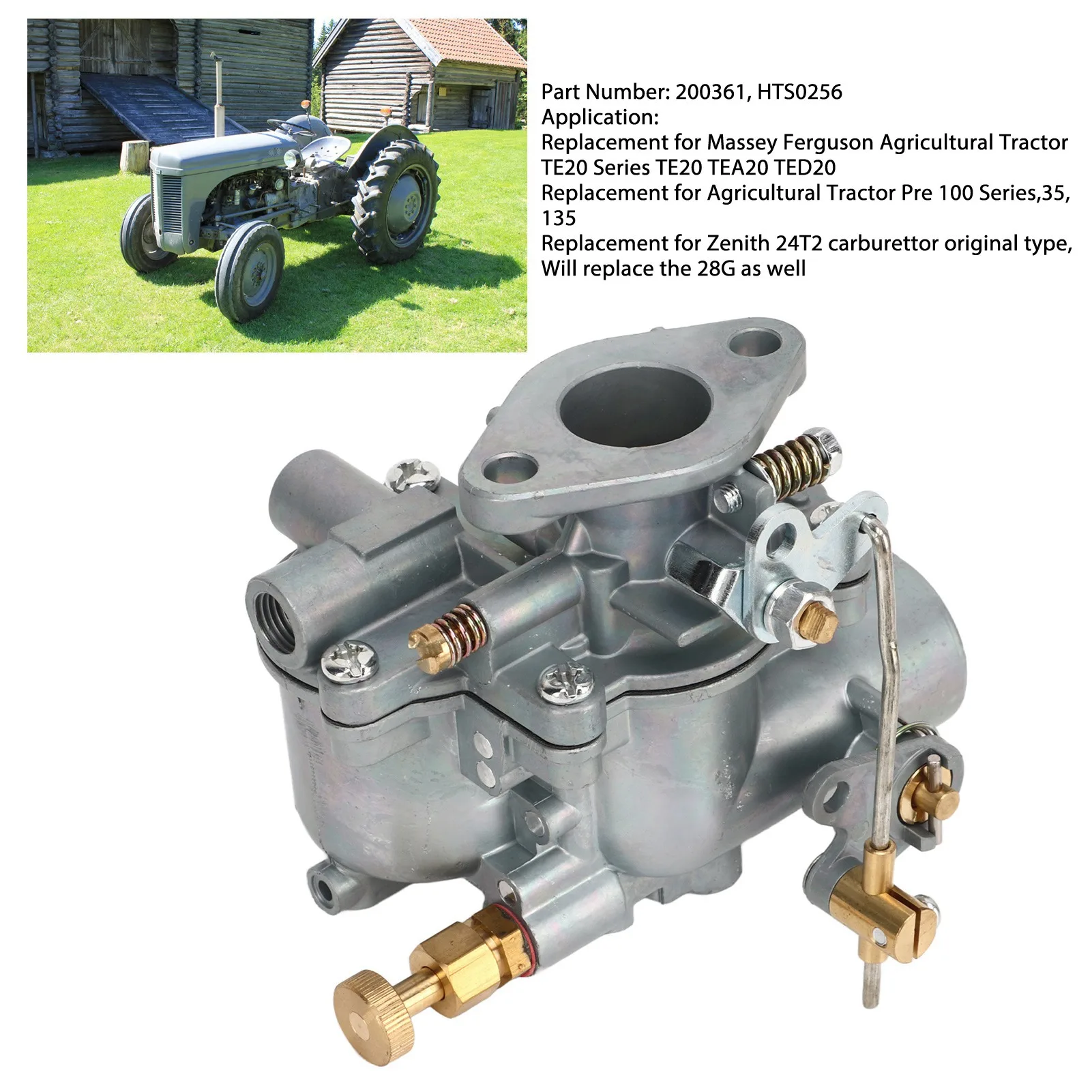 

200361 Strong Power Powerful Rust Proof Washable Sensitive Response Carburetor Kit for Tractor