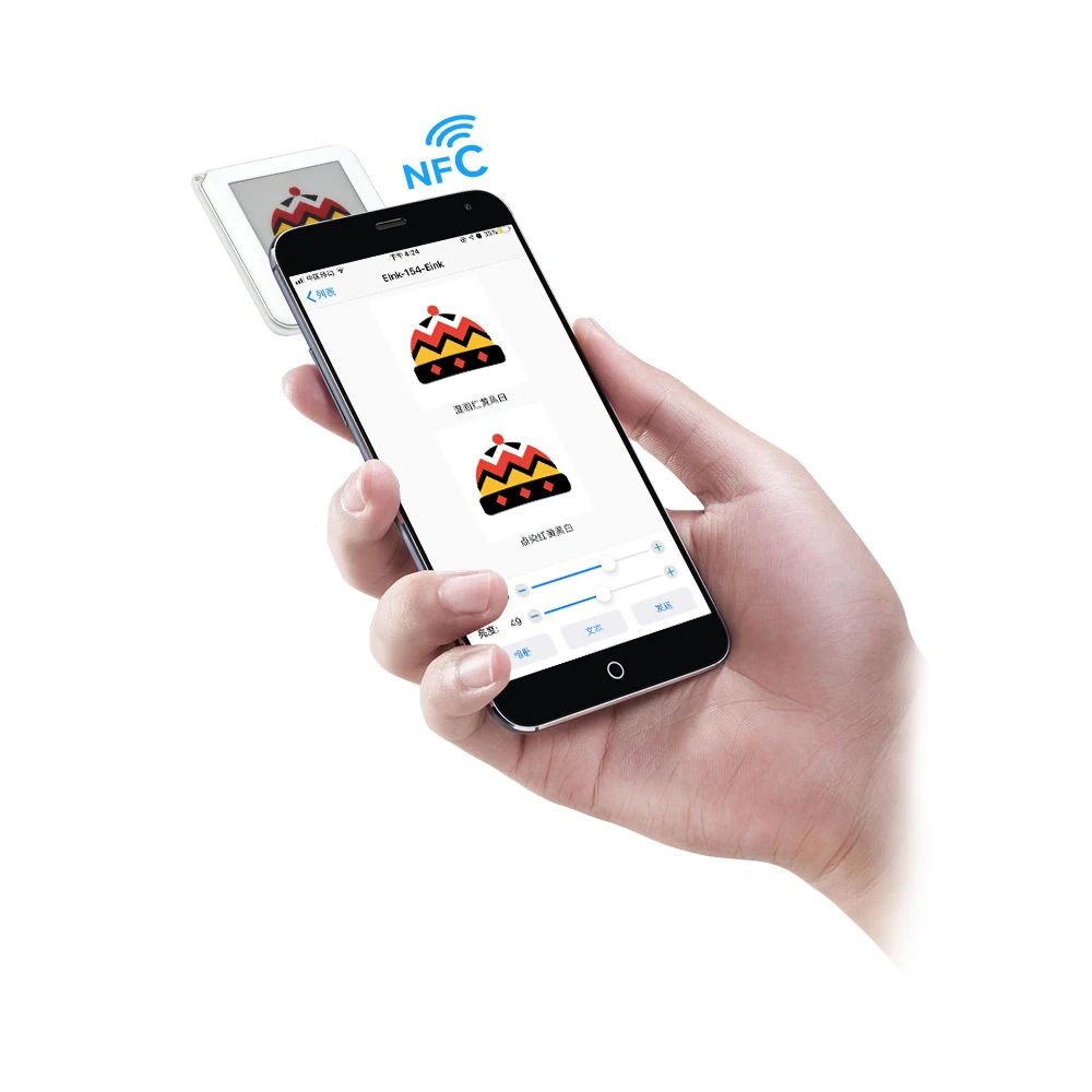 Waveshare 1.54inch 4-Color Passive NFC-Powered e-ink ePaper eink Tag Red / Yellow / Black / WhiteDisplay Screen Module