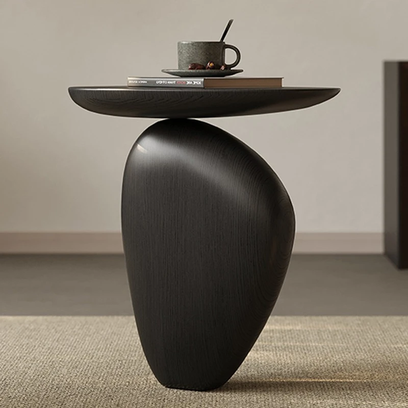 # Tavolino da Caffè Minimalista Unico, Decorazione Moderna in Legno, Tavolino di Design Nordico, Mesa Auxiliar Estetica Postmoderna, Arredamento Postmoderno