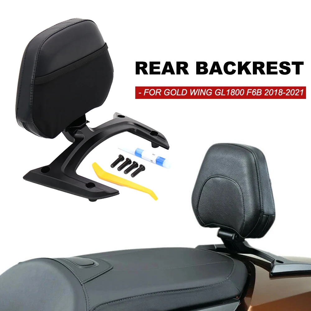 

NEW For Honda Gold Wing Goldwing 1800 GL1800 GL1800B F6B 2018-2021 Motorcycle Passenger Seat Rear Backrest Cushion Back Rest Pad
