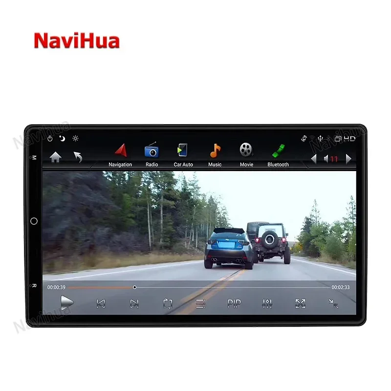 

Navihua 13.6 Inch Touch Screen Multimedia Stereo Android 2 Din Car Video DVD Player Auto Radio Universal GPS Navigation WIFI 4G