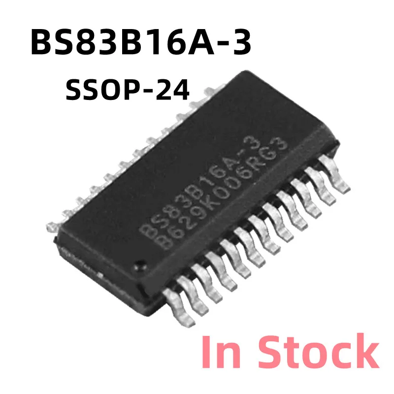 10PCS/LOT BS83B16A-3 SSOP-24 Touch screen IC In Stock