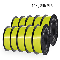 GEEETECH 10Kg 3d Silk PLA Filament 1.75mm Spool Wire For 3D Printer Material,Safety, Vacuum packaging