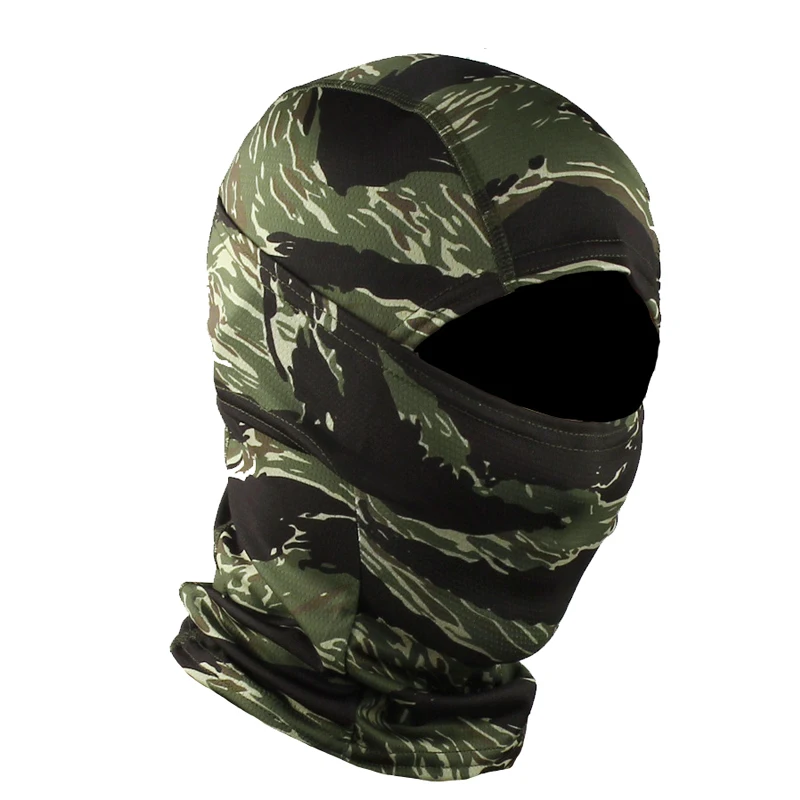 Camouflage bivakmuts hoed fietsen volgelaatsmasker buitensporten jagen wandelen skimasker motorhelm binnenkap - afbeelding 1