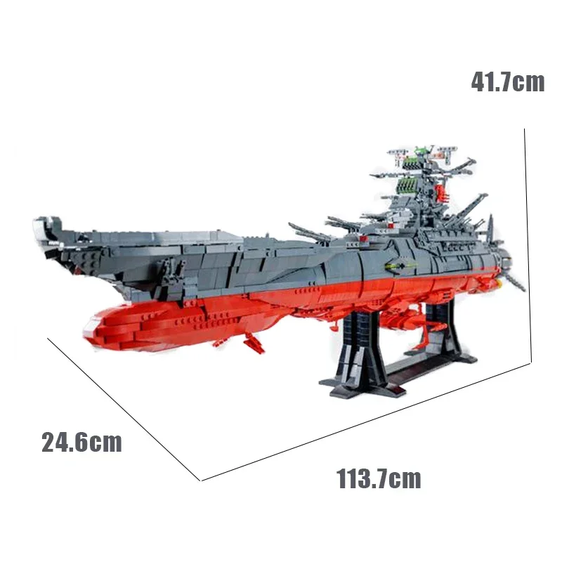 NEW 5325PCS Space Battleship Yamato UCS Model Building Kit Block Self-locking Bricks Toys Birthday Christmas Gift