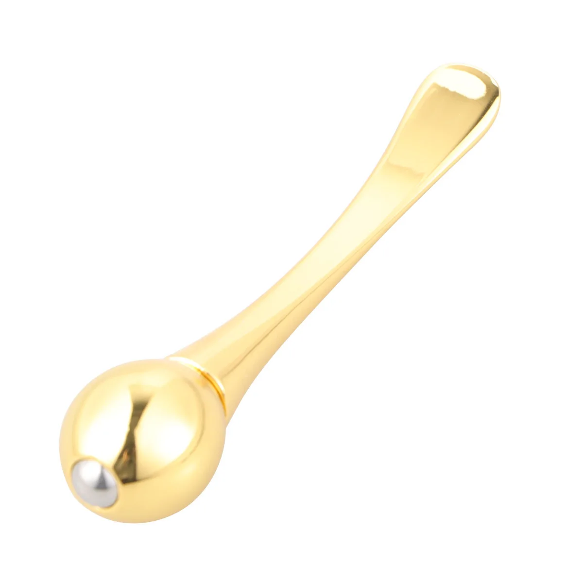 Crema para ojos dorada, aleación de Zinc, Mini herramienta portátil de masaje para el cuidado de la piel de la cara y los ojos para absorción y circulación