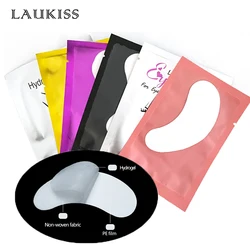 50pcs Wholesale Hydrogel Eye Patch for Building Eyelash Extension Under Eye Pads Grafted Lash Stickers Beauty Tools