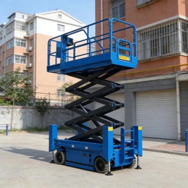 High Lift Hydraulic Scissor Platform Customized Electric Mobile Lift Table for Maintenance
