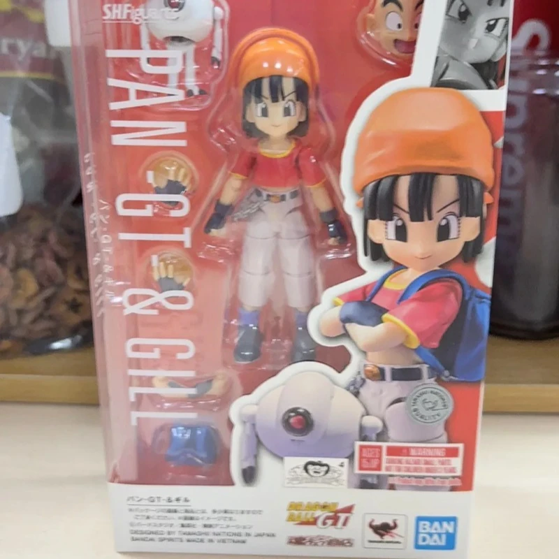 

Movable Figure Bandai Banpresto PB Limit SHF Dragon Ball GT Son Goku Granddaughter Pan Jiru Anime Figure Model Kids Toys Pixiv
