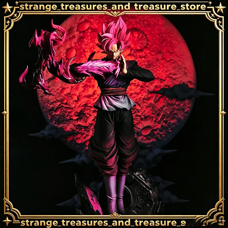 Jt Super Saiyan Rose Goku Black Action Figure Dragon Ball Anime Pvc Collectible Model Desktop Decoration Adult Anime Fans Gifts