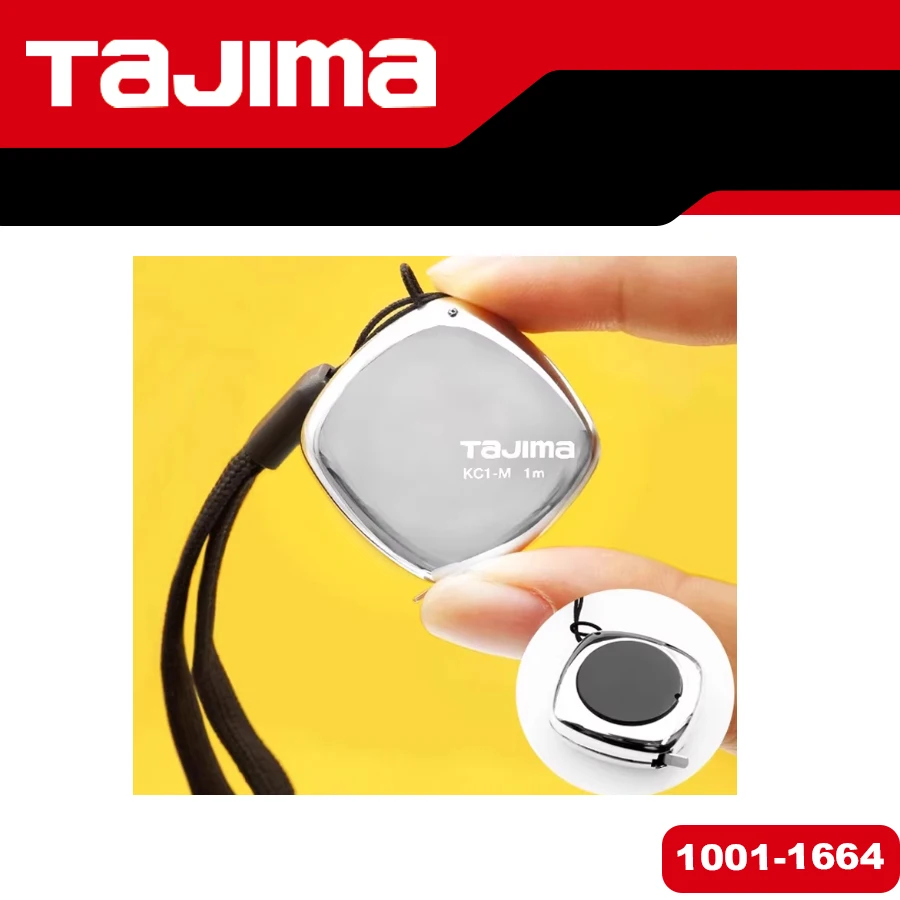 

Tajima 1001-1664 1001-1665 1001-1666 1m 2m 3m Mini Steel Ruler Portable Magnetic Tape Measure