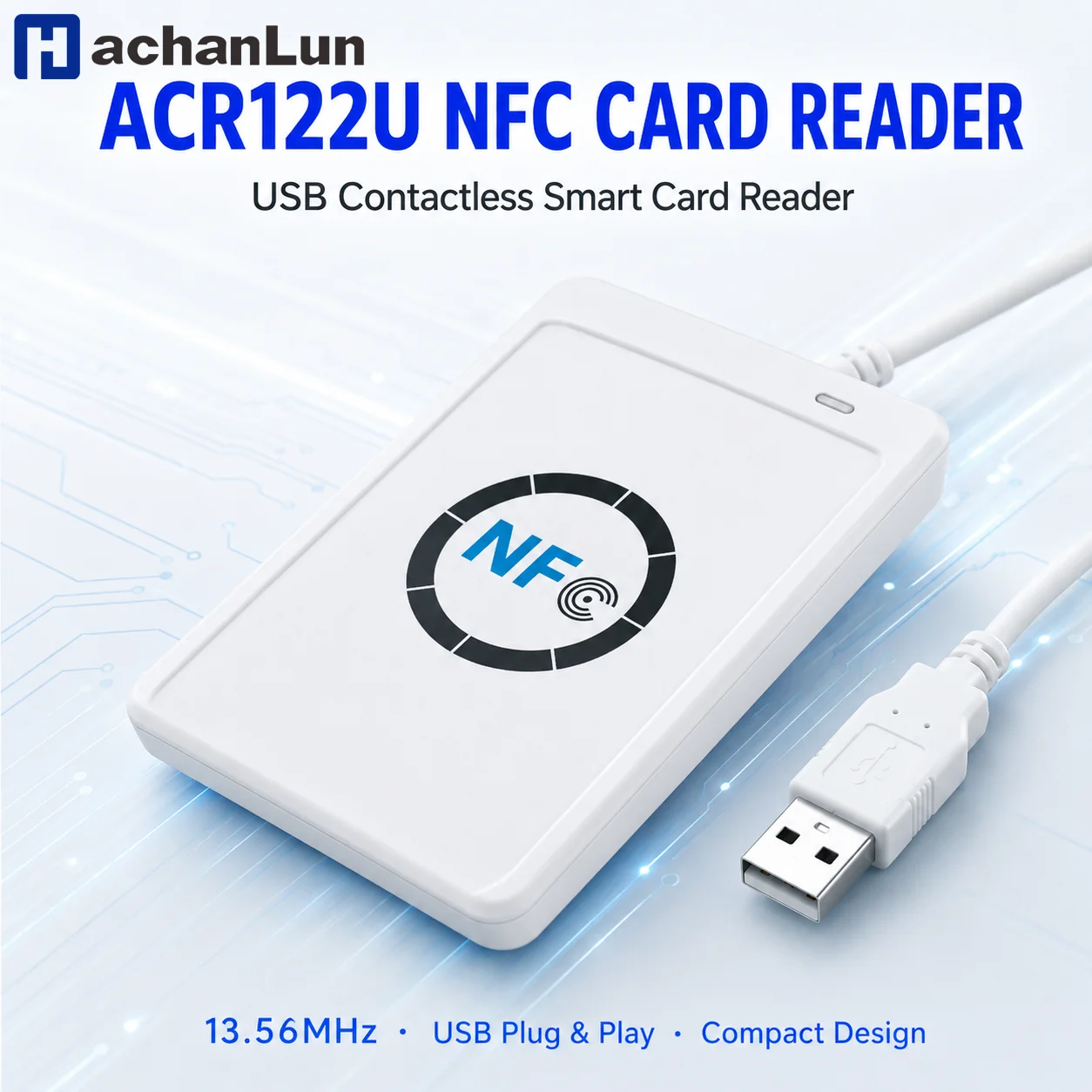 

ACR122U RFID Reader Writer USB NFC Copier 13.56MHz M1 S50 IC Smart Card Duplicator Contactless Rewritable Card Cloner Programmer