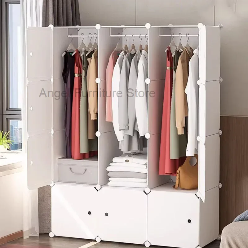 

Simple Shelves Wardrobe Partitions Storage Clothes Portable Closet Bedroom Open Display Space Saving Guarda Roupa Home Furniture