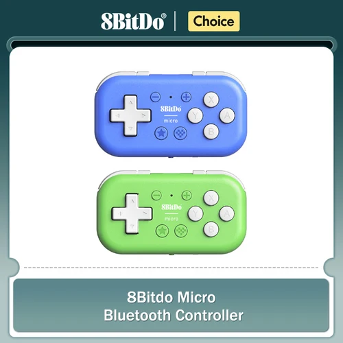 Imagen 1 del producto 8Bitdo Micro Bluetooth Gamepad Mini controlador de juego de bolsillo para Switch, Android y Raspberry Pi, admite modo de teclado