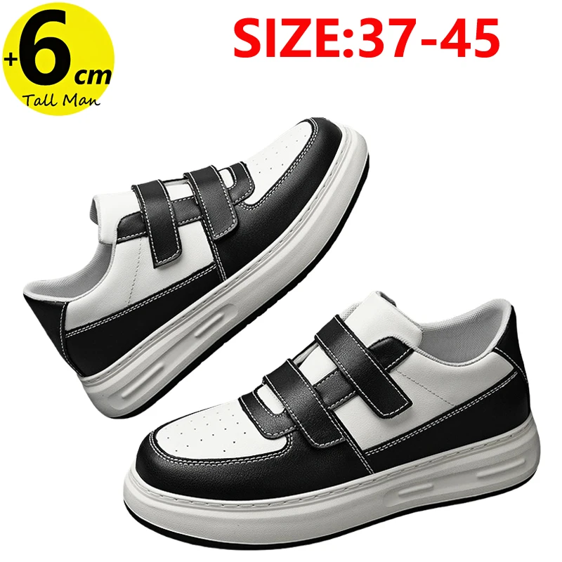 

Мужские оксфордские туфли-лифты, увеличивающие рост 6 см, спортивные кроссовки с стелькой, большие размеры 37-45
