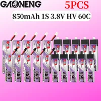 5PCS GAONENG GNB 850mAh 1S1P 3.8V 60C Lipo Battery With PH2.0/GNB27 Plug for for RC Quadcopter Airplane FPV Racing Drone Parts