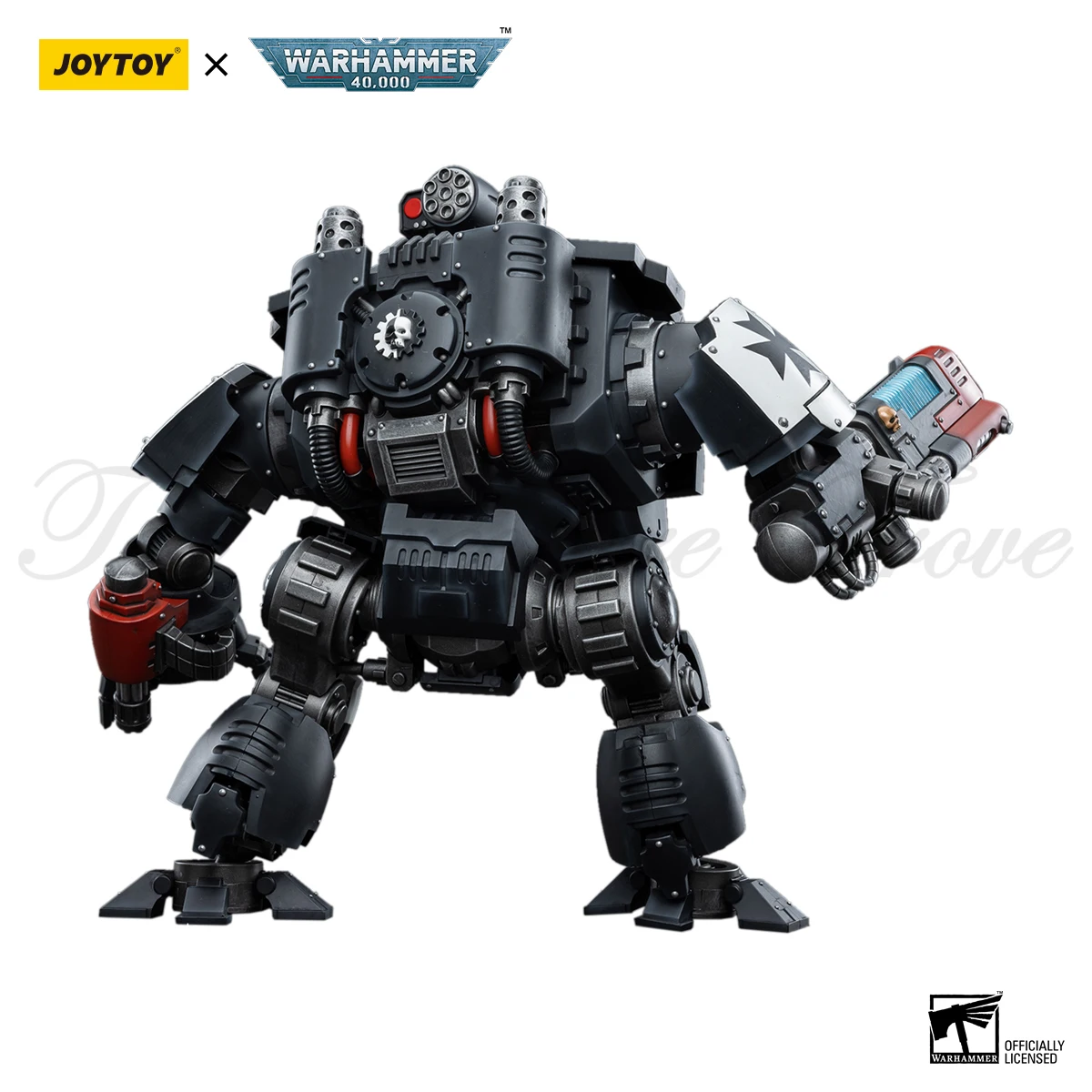 [IN STOCK] JOYTOY Warhammer Black Templars Redemptor Dreadnought 1:18 Collectible Figure Model with Weapons & Battle Armor