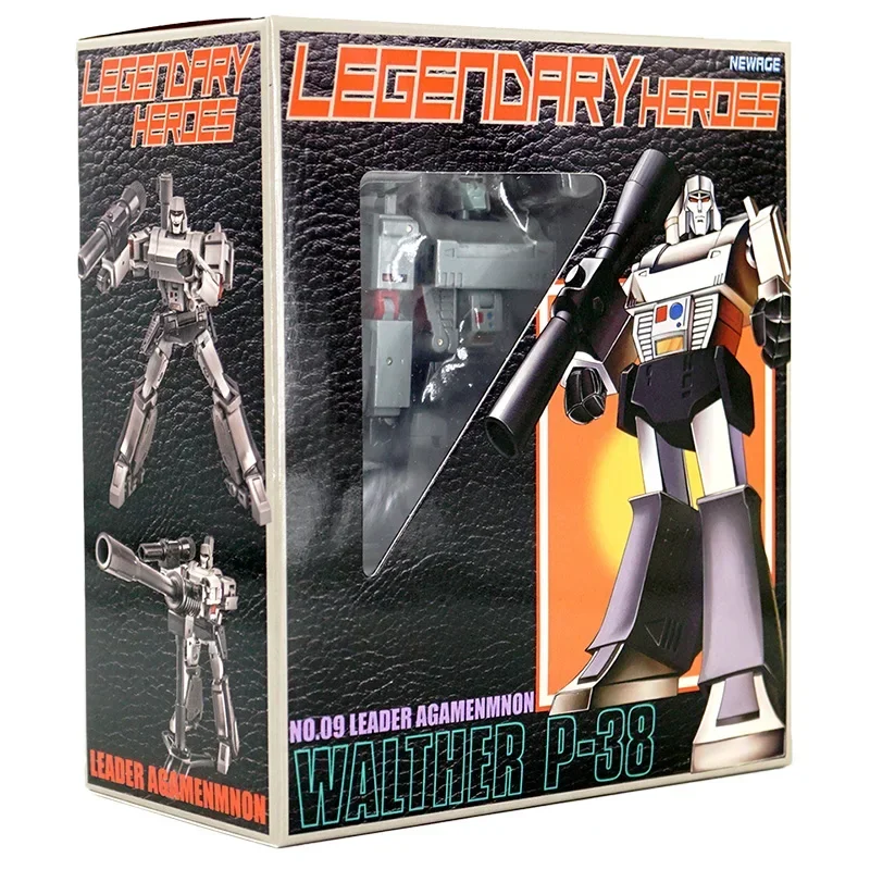 In Stock Transformers Toy NewAge NA 11cm No.09 Leader Agamemnon WALTHER P-38 Action Figure Toy for Collection