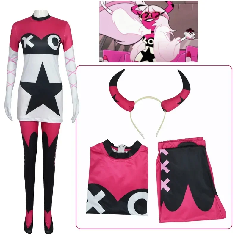 

Verosika Mayday cosplay costume pajamas set cosplay hazbin uniform suit Halloween Carnival Christmas dress