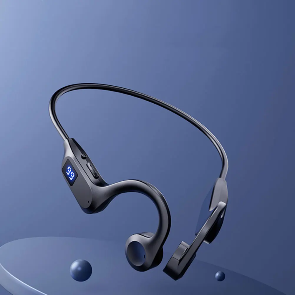 

Wireless Earphones Rechargeable Waterproof Neck Hanging Earphone For Running Decorative Wireless Phone Digital Display Durable