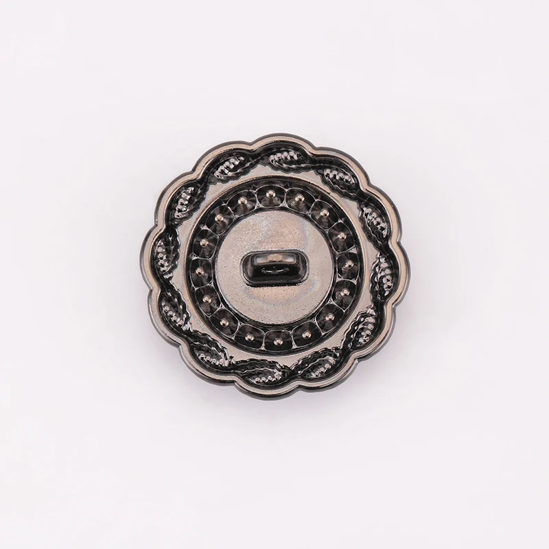 Metall-Strass-Blumenknöpfe mit hohem Schaft, dekorative Knöpfe für Hemden, Blusen, Mäntel, Strickjacken, Kleidung, Nähzubehör – Detail 2