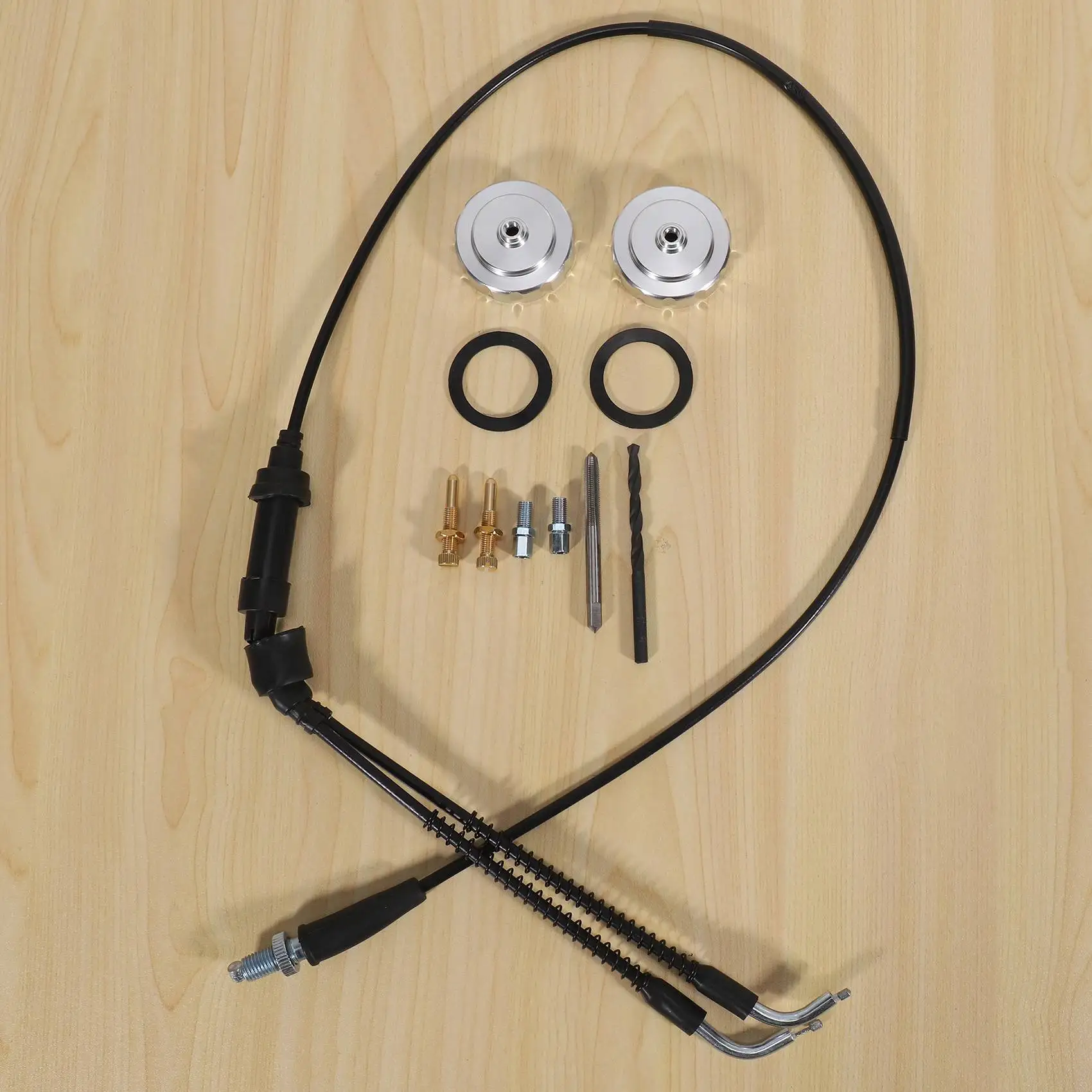 

Tors Delete Removal Eliminator Kit For Banshee Throttle Cable Caps Idle Screws