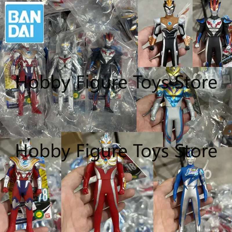 Оригинальные фигурки Bandai Ultraman Decker Dyna, Blazar, Leo Trigger Decker 500 из мягкой резины, серия аниме-фигурок для коллекционирования и подарков