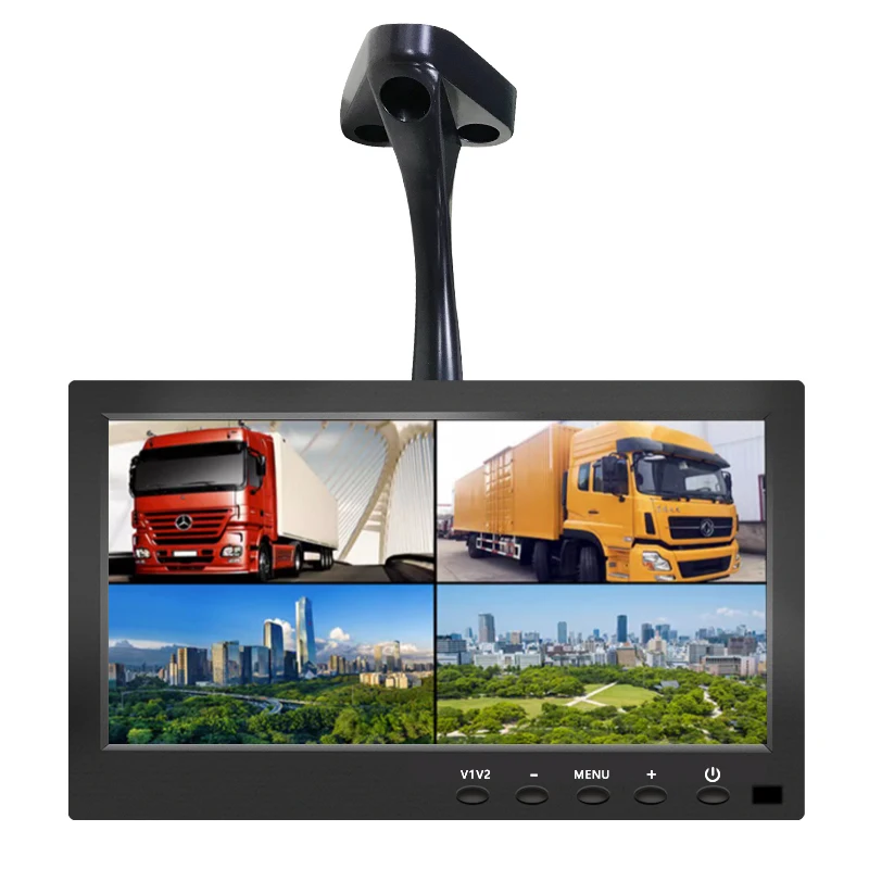 

10.1-inch AHD Camera*4 With 4G ADAS GPS DVR Quad Split Screen