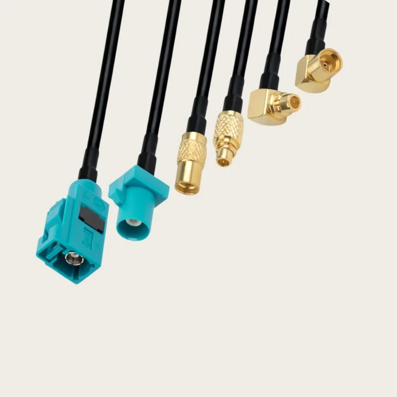 1pcs Universal Z-Type FAKRA-Z to MMCX Male-Female RF Connector RG174 Cable for Electronic Components Market