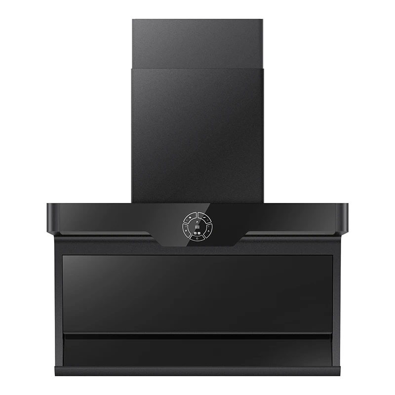 OEM Popular Reasonable Price Kitchen Chimney  Stainless Steel Cooker Hood Range Hood Tempered Glass