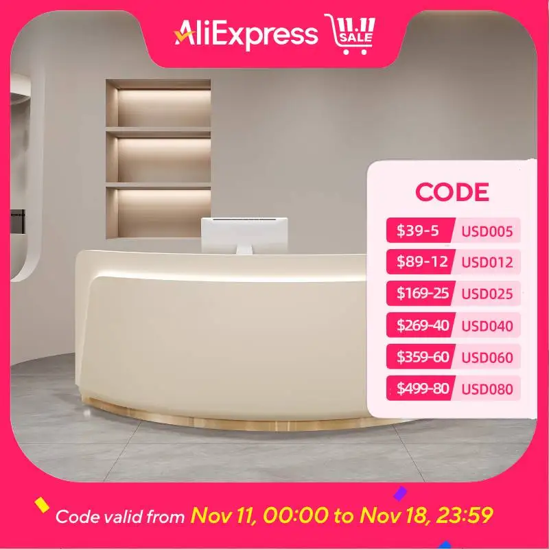 

Clothing Store Reception Desks Luxury Hotels Beauty Salon Reception Desks Front Modern Clinic Theke Rezeption Office Furniture