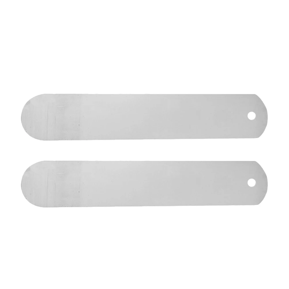 

2 Pcs Shaping Board 8 5cmx45cm Aluminum Straight Sock Liners White Color Sock Display Holders Retail Display Holders ganizers