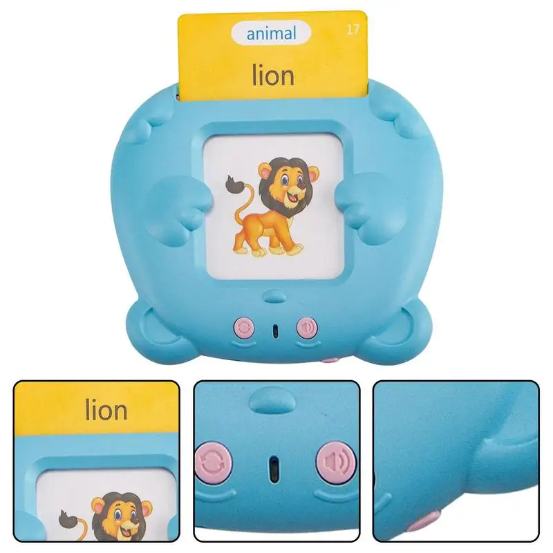 Kids Learn English Toys Early Intelligent Education Audio Electronic Book Flash Card Reading Machine Montessori Study Toys Book