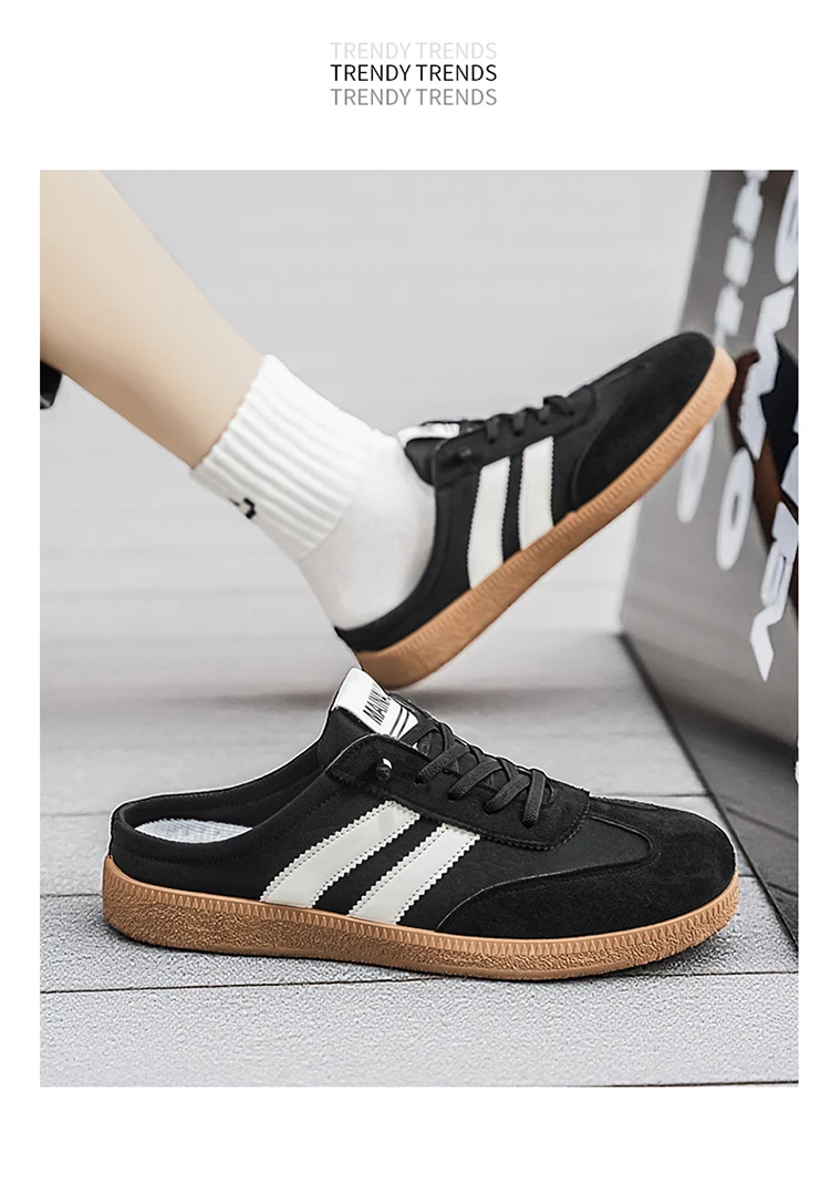 Modische Halbschuhe für Herren, Sommer-Slipper, große Größe 48, Herren-Freizeitschuhe, bequeme Slip-on-Sneaker für den Außenbereich, Herren-Mules – Detail 21
