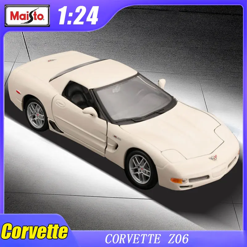 

1:24 Maisto Corvette Z06 миниатюрная литая модель из сплава Chevrolet Sports Intage винтажные автомобили игрушки подарок для детей