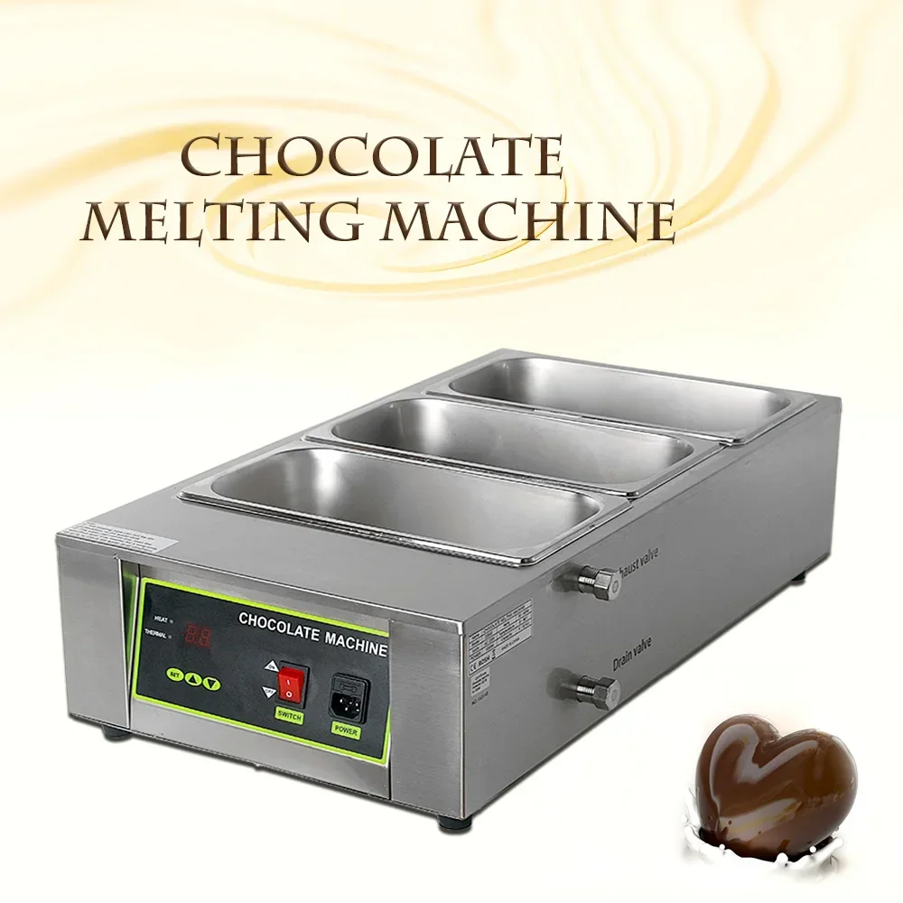 

HomeWise Commercial Digital Display Electric Chocolate Melting Machine Furnace Tempering Machine Heating Stove 3/5/6 110V-220V