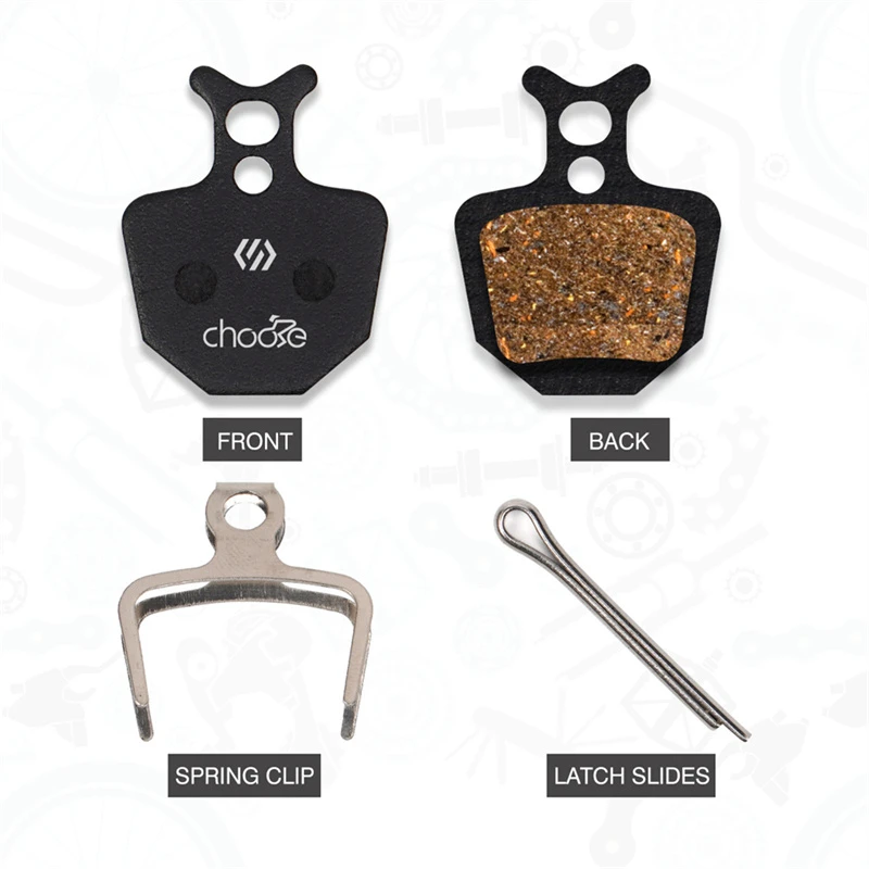 Chooee-Bicicleta Freio a Disco Pads, Acessórios de bicicleta, Ciclismo Parte Disco, Resina Parte, Fórmula, ORO, K18, K24, PURO, Gêmeos, DA7, DA6, ATX710