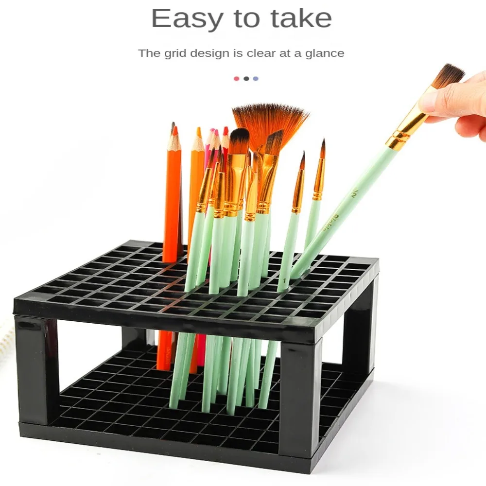 Artists Art Storage Box Organizer Holds Up Storage Stationery Paint Brush Holder Pencil Stand Pen Holder Painting Brush Storage