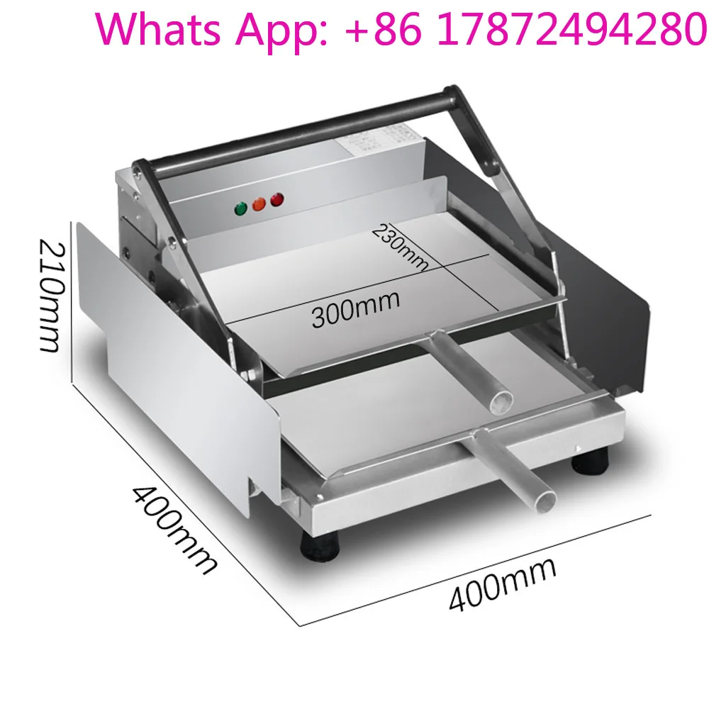 Commercial Burger Grill Aluminum Plate Toaster Automatic Hamburger Bread Machine Double-layer Hamburger Heating Machine view 3